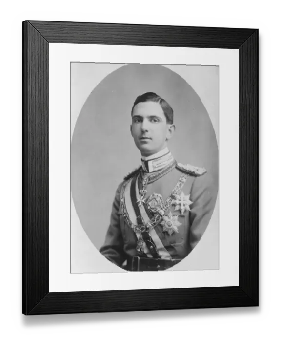 Framed Print : Reported Royal Romance. A Florance message states that La Nazione publishes a report Framed Print : Reported Royal Romance. A Florance message states that La Nazione publishes a report