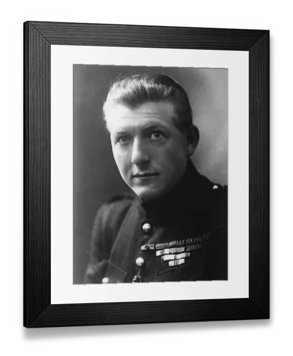 Framed Print : Famous French airmmen Captain Nungesser the famous French airmen 30 July 1923