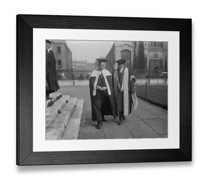 Framed Print : Dr James Loeb and the Bishop of Bangor receive honorary degrees at Cambridge. Dr Framed Print : Dr James Loeb and the Bishop of Bangor receive honorary degrees at Cambridge. Dr