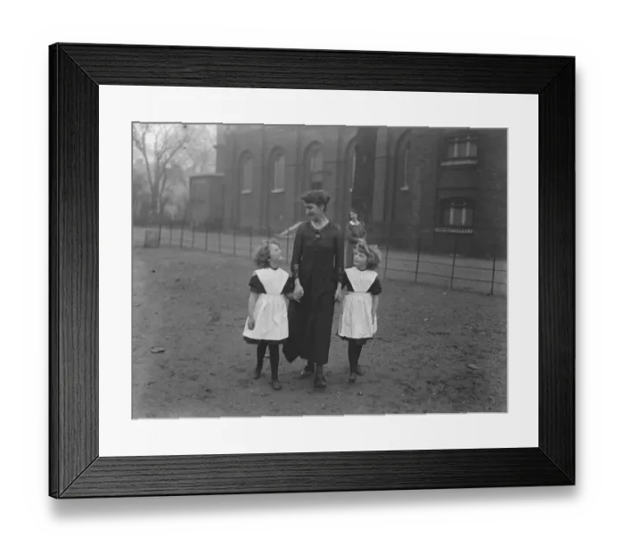 Framed Print : Foundling Hospitals Head Mistress to Retire after Twenty Seven Years Miss M Jervis Framed Print : Foundling Hospitals Head Mistress to Retire after Twenty Seven Years Miss M Jervis