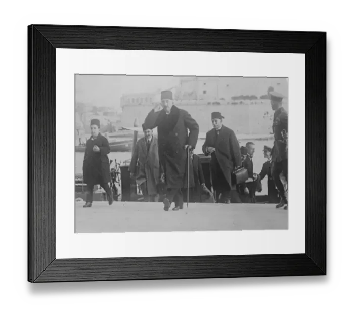 Framed Print : First photograph of the Sultan and his son at Malta The Sultan Mohammed VI of Turkey Framed Print : First photograph of the Sultan and his son at Malta The Sultan Mohammed VI of Turkey