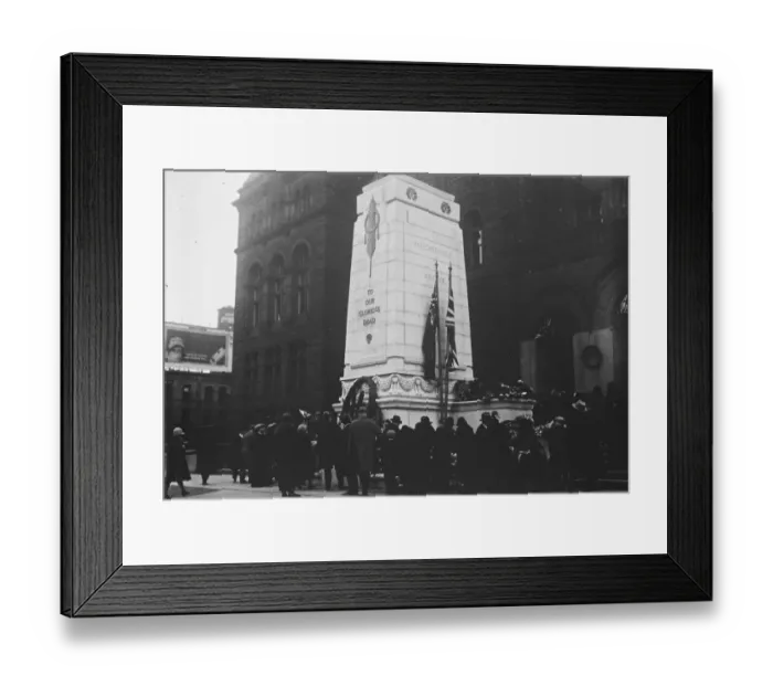 Framed Print : Torontos new cenotaph Torontos new cenotaph has recently been unveiled by Framed Print : Torontos new cenotaph Torontos new cenotaph has recently been unveiled by