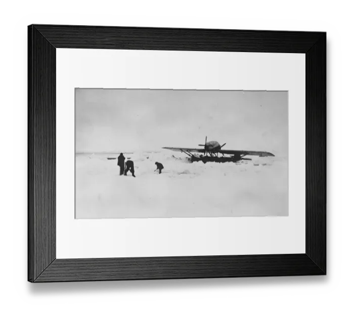 Framed Print : The polar flight Ice work 6 July 1925 Framed Print : The polar flight Ice work 6 July 1925