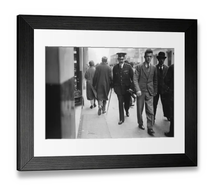 Framed Print : Suft Alford, of the City Police. 1 June 1927 Framed Print : Suft Alford, of the City Police. 1 June 1927