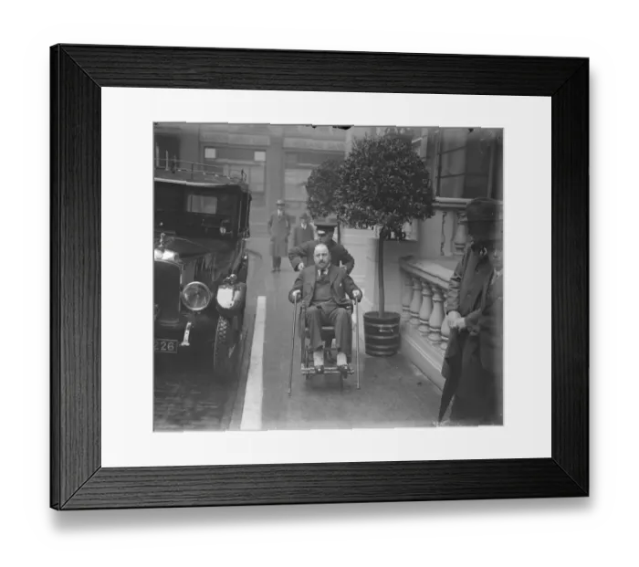 Framed Print : Meeting at the Hotel Cecil to elect new leader of the Conservative Party. Major Cohen Framed Print : Meeting at the Hotel Cecil to elect new leader of the Conservative Party. Major Cohen