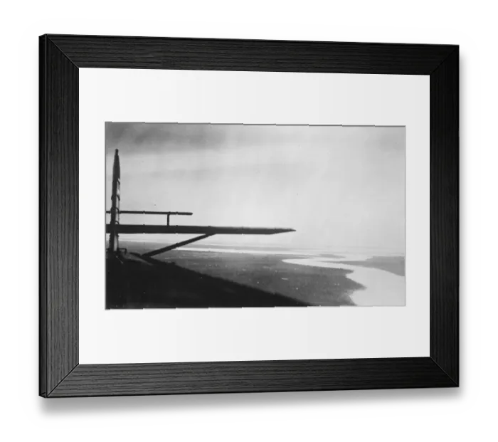Framed Print : The polar flight N25 over ice on 87 44 just before landing 6 July 1925 Framed Print : The polar flight N25 over ice on 87 44 just before landing 6 July 1925