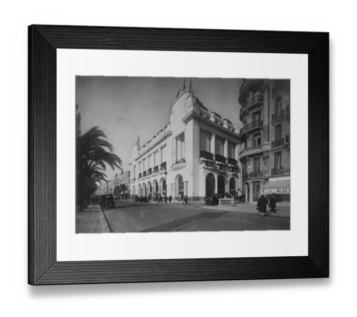 Framed Print : Wonderful casino as a White Elephant. Nice Casino. 23 January 1929 Framed Print : Wonderful casino as a White Elephant. Nice Casino. 23 January 1929