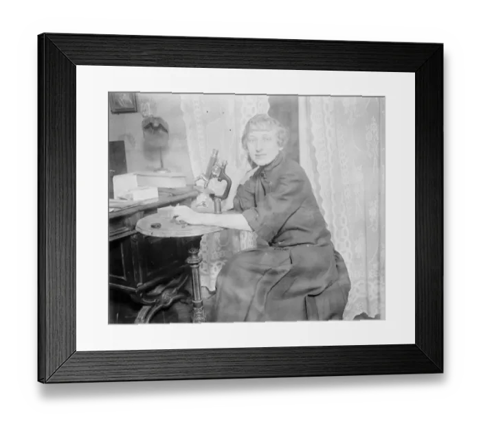 Framed Print : Lady Doctor of Science. Mme Edvige De Ziemecka, who has studied at Crecow University Framed Print : Lady Doctor of Science. Mme Edvige De Ziemecka, who has studied at Crecow University