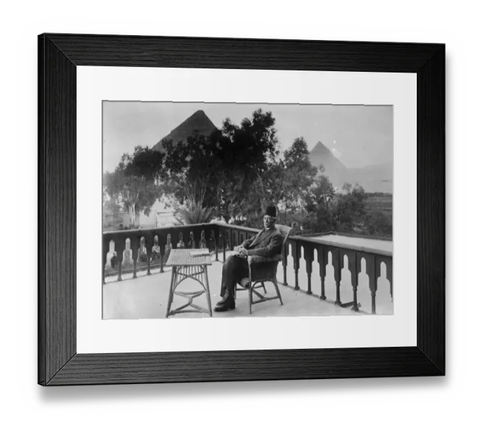 Framed Print : In Precarious Health Zaghlul taking a sunbath on his roof near the pyramids 14 Framed Print : In Precarious Health Zaghlul taking a sunbath on his roof near the pyramids 14