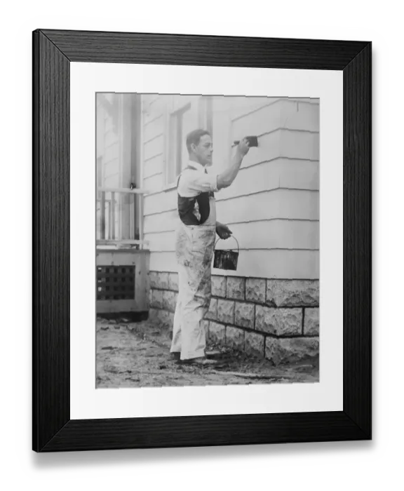 Framed Print : Americas most perfect man Winfords Turner, who was selected out of 300 competitors