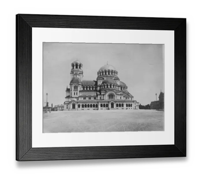 Framed Print : The St. Alexander Nevsky Cathedral in Sofia, Bulgaria. September 1924 Framed Print : The St. Alexander Nevsky Cathedral in Sofia, Bulgaria. September 1924