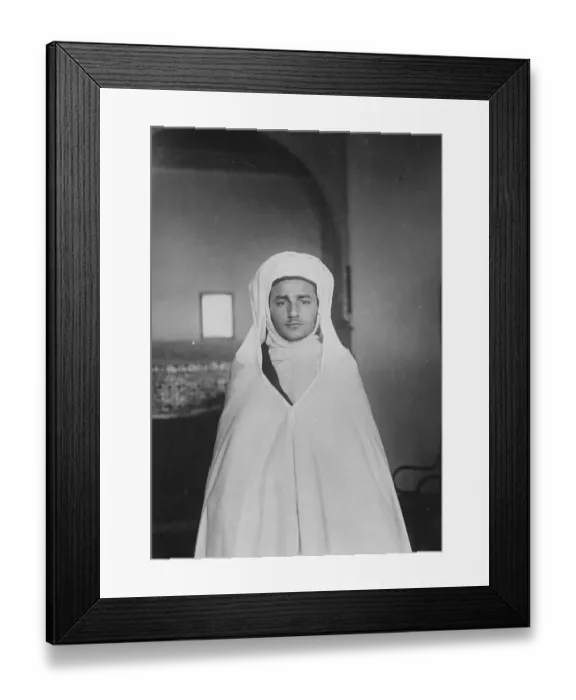 Framed Print : The Sultan of Morocco. 20 December 1927 Framed Print : The Sultan of Morocco. 20 December 1927