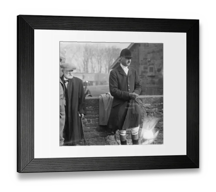 Framed Print : Waterloo Cup Mr A E Brice the judge 12 March 1924 Framed Print : Waterloo Cup Mr A E Brice the judge 12 March 1924