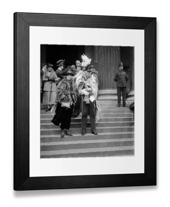 Framed Print : Annual service of the Order of St Michael and St George held at St Pauls Cathedral Framed Print : Annual service of the Order of St Michael and St George held at St Pauls Cathedral
