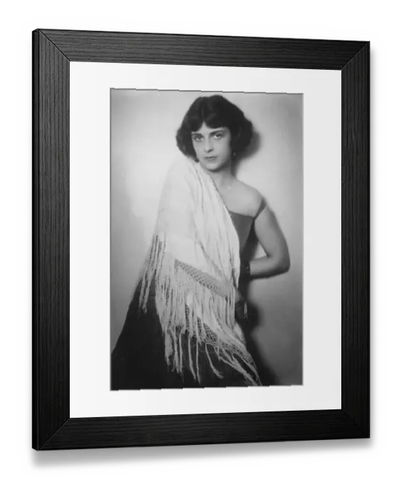 Framed Print : Turkish delight Mlle Adli Hanoum, of Constantinople, who is now on a visit to France