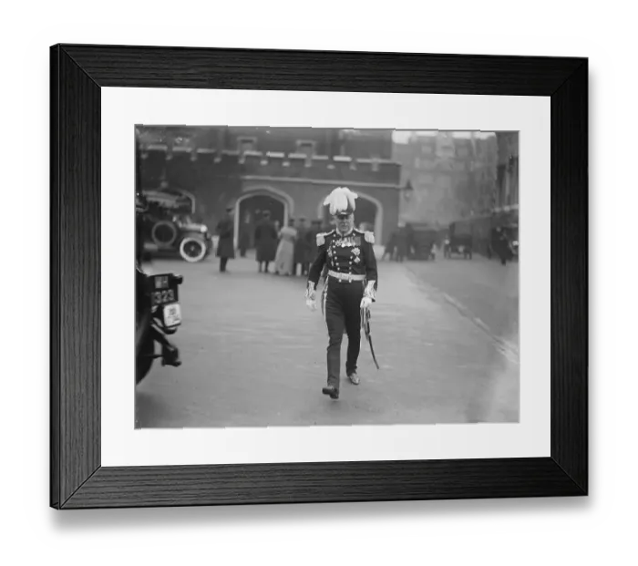 Framed Print : King holds levee at St Jamess Palace. Brig General Sirs Wilson. 23 February 1926 Framed Print : King holds levee at St Jamess Palace. Brig General Sirs Wilson. 23 February 1926