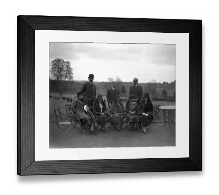 Framed Print : At the opening of the Englemere, Ascot Country Club, back row; General Sir A Framed Print : At the opening of the Englemere, Ascot Country Club, back row; General Sir A