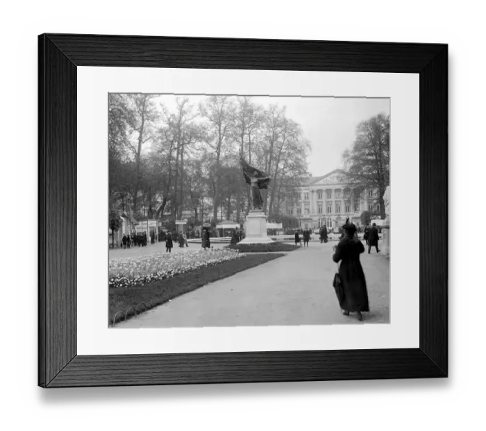 Framed Print : The Brussels Trade Fair - showing Kings Palace Framed Print : The Brussels Trade Fair - showing Kings Palace