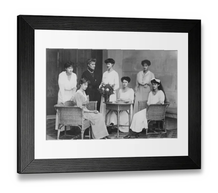 Framed Print : Ex Grand Duchess of Luxemburg visits her successor Princess Marie Adelaide of Luxemburg Framed Print : Ex Grand Duchess of Luxemburg visits her successor Princess Marie Adelaide of Luxemburg