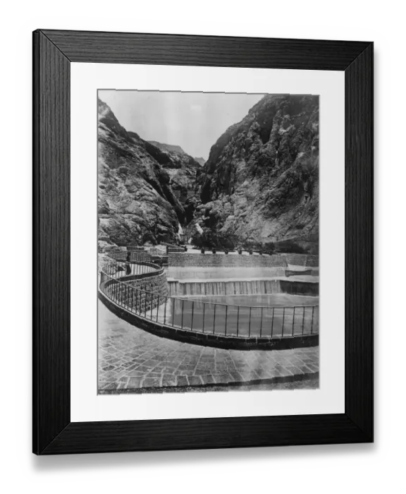 Framed Print : Aden. The famous tanks - the Cisterns of Tawila. 8 December 1928 Framed Print : Aden. The famous tanks - the Cisterns of Tawila. 8 December 1928