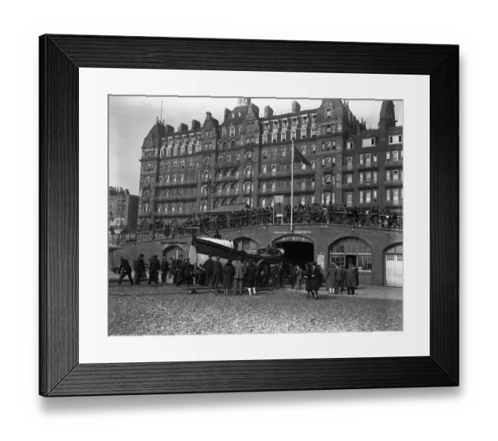 Framed Print : The lifeboat station at Brighton, Sussex. 11 March 1929 Framed Print : The lifeboat station at Brighton, Sussex. 11 March 1929
