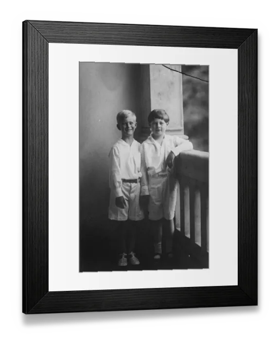 Framed Print : The boy King Michael of Rumania with Prince Paul of Serbia. 7 January 1929 Framed Print : The boy King Michael of Rumania with Prince Paul of Serbia. 7 January 1929