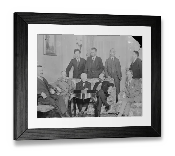 Framed Print : Irish conference. 16 December 1922 Framed Print : Irish conference. 16 December 1922