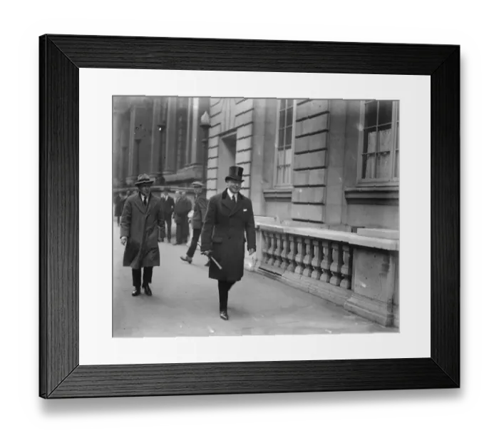 Framed Print : After the Carlton Club meeting. Major General Sir Charles Townshend leaving Framed Print : After the Carlton Club meeting. Major General Sir Charles Townshend leaving