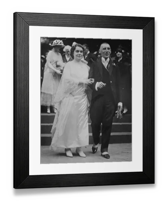 Framed Print : Irish bride for Sir T H Grattan Esmonde. Sir T H Grattan Esmonde, Bt and Miss Framed Print : Irish bride for Sir T H Grattan Esmonde. Sir T H Grattan Esmonde, Bt and Miss