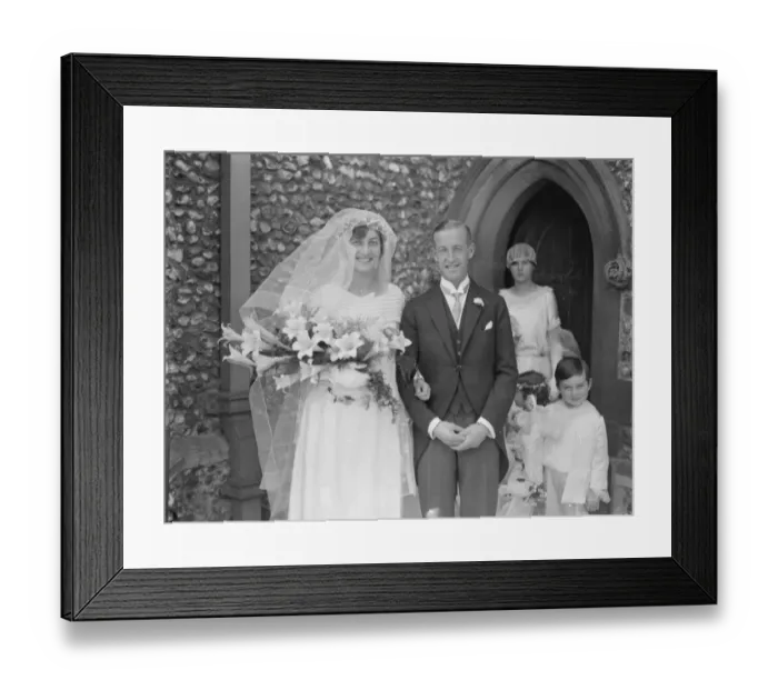 Framed Print : Wedding of international and former Canmbridge University hockey captain. Mr A F Leighton Framed Print : Wedding of international and former Canmbridge University hockey captain. Mr A F Leighton