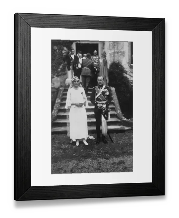 Framed Print : Ex - Kaisers nephew married. The wedding took place at Schloss Salum, near the Bodensee Framed Print : Ex - Kaisers nephew married. The wedding took place at Schloss Salum, near the Bodensee