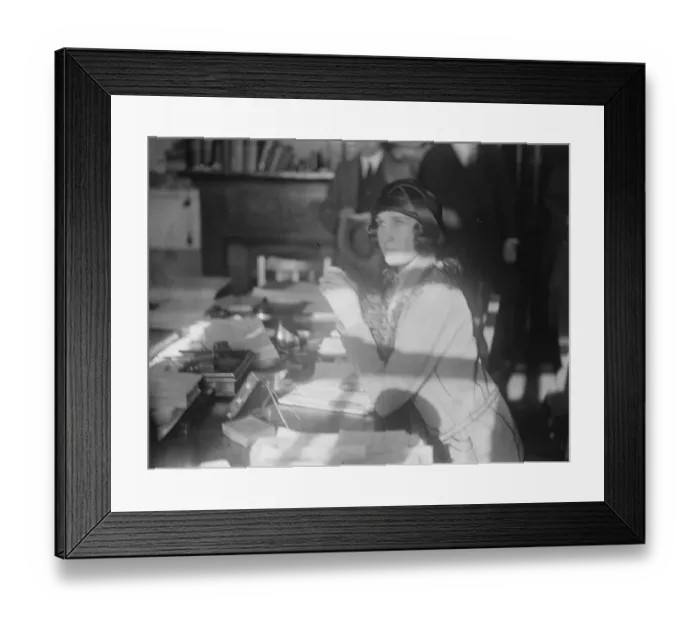 Framed Print : Mr Hayley Morris weds Miss Roberts. Mr Hayley Morris and Miss E P T W Roberts were Framed Print : Mr Hayley Morris weds Miss Roberts. Mr Hayley Morris and Miss E P T W Roberts were