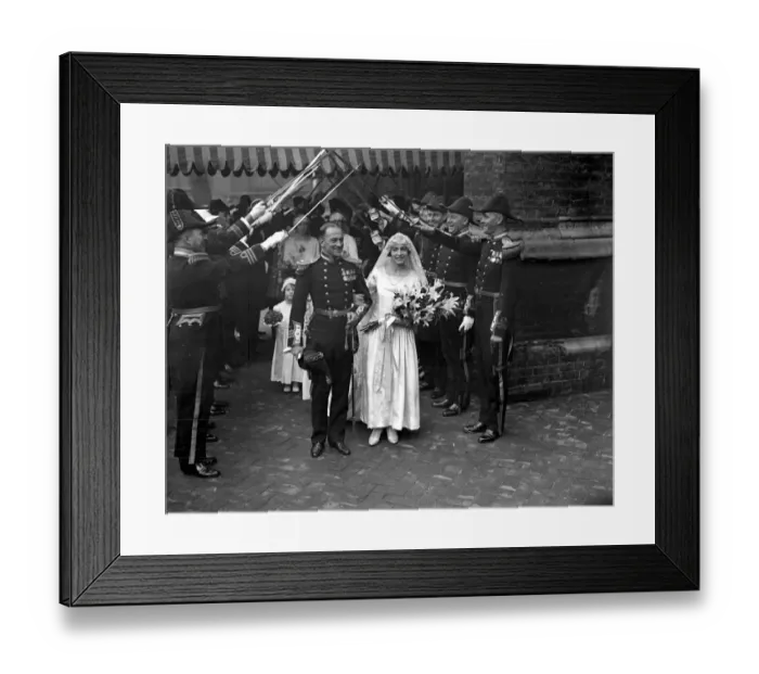Framed Print : Wedding of Commander M. Speckley and Miss Allen at St Pauls, Knightsbridge. 11 Framed Print : Wedding of Commander M. Speckley and Miss Allen at St Pauls, Knightsbridge. 11