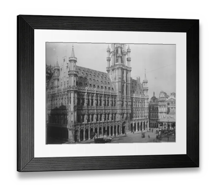 Framed Print : Scene of Royal wedding reception. The Hotel de Ville and Grand Palace, Brussels Framed Print : Scene of Royal wedding reception. The Hotel de Ville and Grand Palace, Brussels
