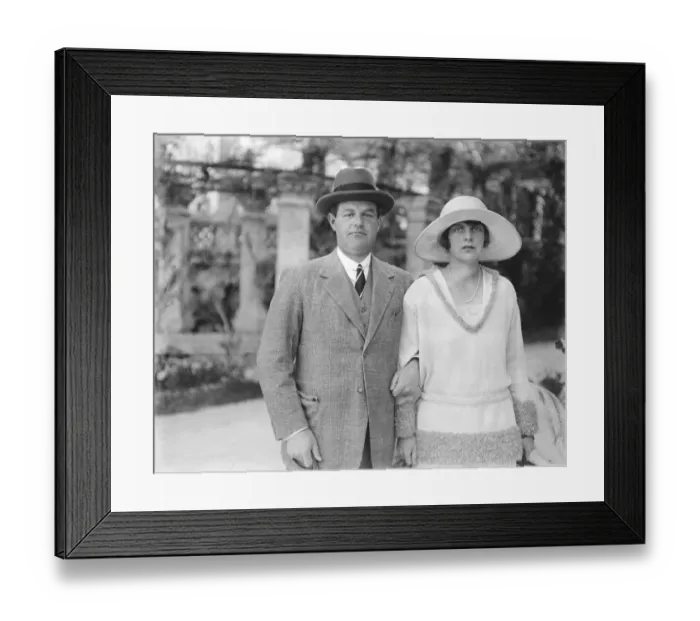 Framed Print : Sir Albert Sterns Engagement Sir Albert Stern and his bride to be Miss Helen Orr Framed Print : Sir Albert Sterns Engagement Sir Albert Stern and his bride to be Miss Helen Orr