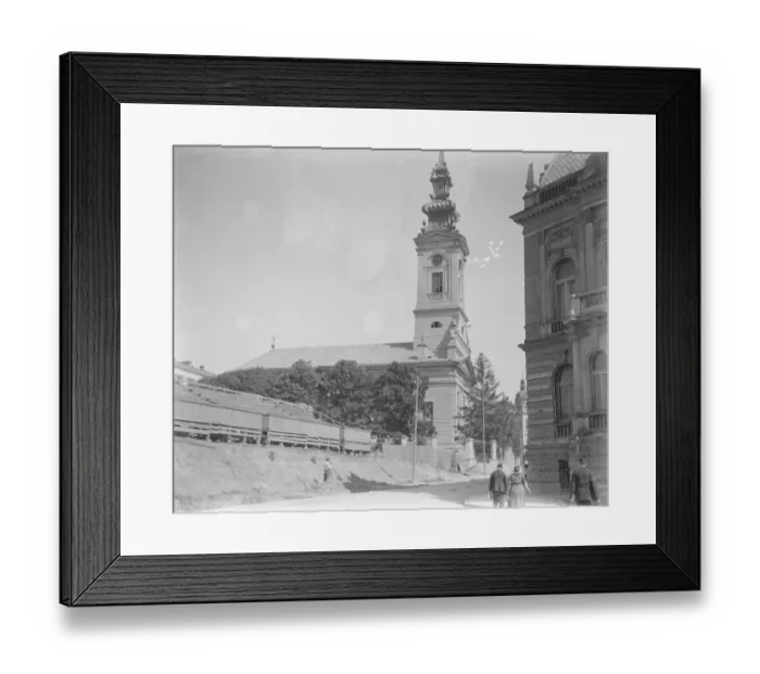 Framed Print : The Royal Wedding at Belgrade Erecting stands outside the cathedral in Belgrade Framed Print : The Royal Wedding at Belgrade Erecting stands outside the cathedral in Belgrade