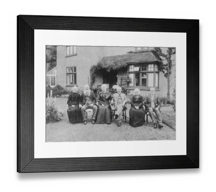 Framed Print : Triple Golden Wedding Three Brothers, natives of Wargrave, Berks who have celebrated Framed Print : Triple Golden Wedding Three Brothers, natives of Wargrave, Berks who have celebrated
