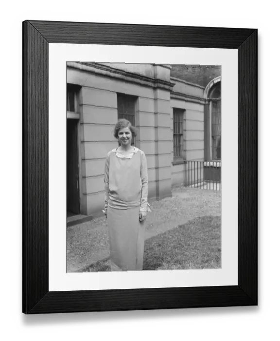Framed Print : Earls daughter to wed Lady Hermione Herbert, daughter of the Earl and Countess of Powis Framed Print : Earls daughter to wed Lady Hermione Herbert, daughter of the Earl and Countess of Powis