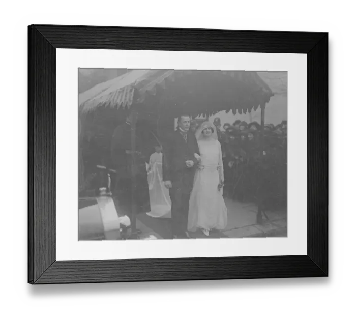Framed Print : At St Margaret s, Westminster, the wedding took place between Lt Col E R Cockerell Framed Print : At St Margaret s, Westminster, the wedding took place between Lt Col E R Cockerell