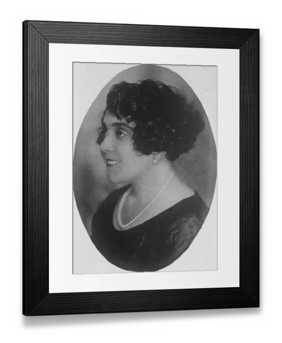 Framed Print : Opera stars wedding. Photo Signorina Toti dal Monte. 24 August 1928