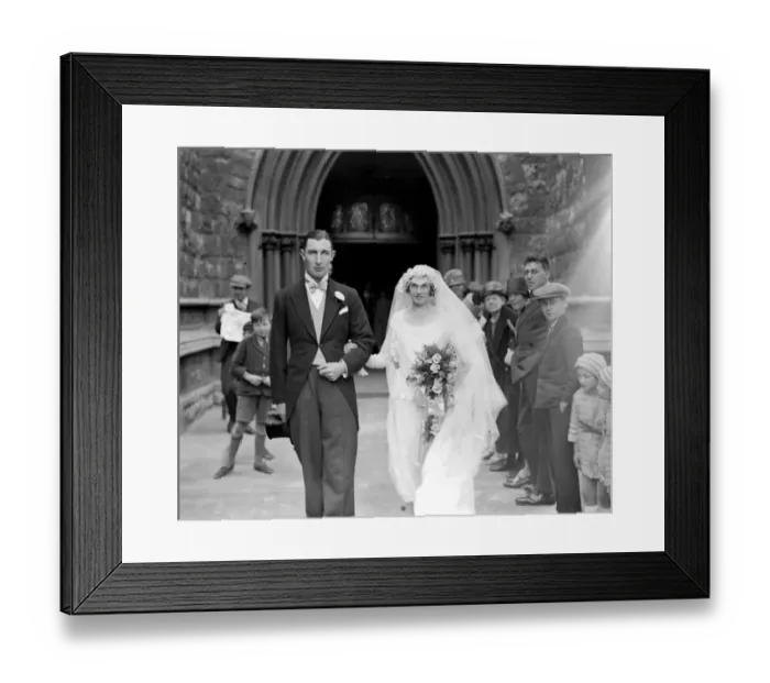 Framed Print : Wedding of Mr Philip J. Kington-Blair-Oliphant and Miss Lillian Norris at St Stephen s Framed Print : Wedding of Mr Philip J. Kington-Blair-Oliphant and Miss Lillian Norris at St Stephen s
