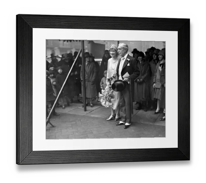 Framed Print : Wedding of Lord Bledisloe and Hon Mrs Cooper-Smith at St Pauls, Knightsbridge. 16 Framed Print : Wedding of Lord Bledisloe and Hon Mrs Cooper-Smith at St Pauls, Knightsbridge. 16