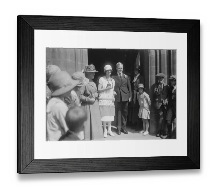 Framed Print : The shy Earl weds at Oxford The marriage between the Earl of Longford and Christine Framed Print : The shy Earl weds at Oxford The marriage between the Earl of Longford and Christine