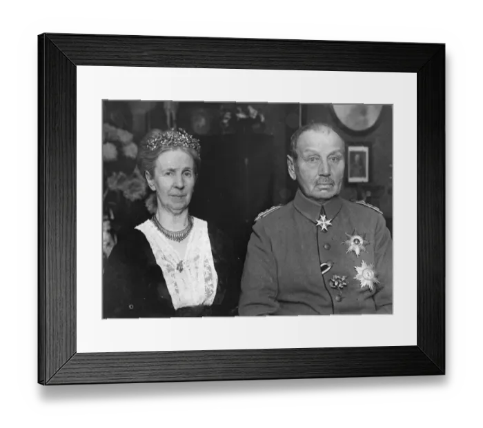 Framed Print : General Alexander von Klucks golden wedding. The leader of the German First Army Framed Print : General Alexander von Klucks golden wedding. The leader of the German First Army