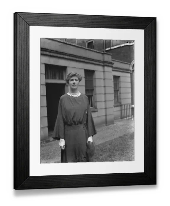 Framed Print : Earls daughter to wed Lady Hermione Herbert, daughter of the Earl and Countess of Powis Framed Print : Earls daughter to wed Lady Hermione Herbert, daughter of the Earl and Countess of Powis