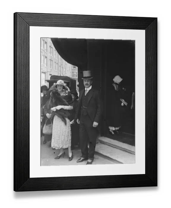 Framed Print : Lord Dalmenys wedding Lord Dalmeny, the Earl of Roseberys heir, and Eva Lady Framed Print : Lord Dalmenys wedding Lord Dalmeny, the Earl of Roseberys heir, and Eva Lady