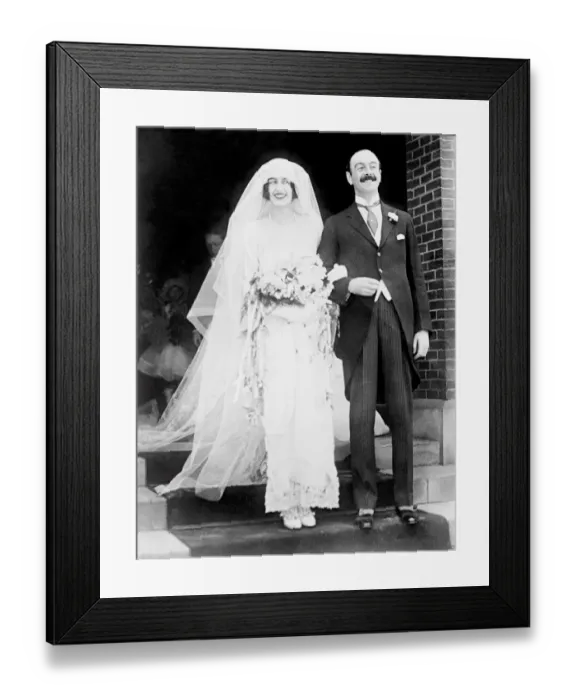 Framed Print : Great Anglo American wedding. The wedding of Miss Cornelia Vanderbilt and the Hon