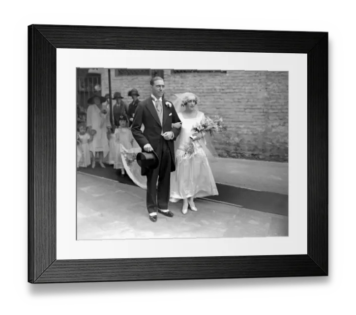Framed Print : Wedding of Mr William Fredrick Gentle and Miss Ursula Willmer-White at St Mark s Framed Print : Wedding of Mr William Fredrick Gentle and Miss Ursula Willmer-White at St Mark s