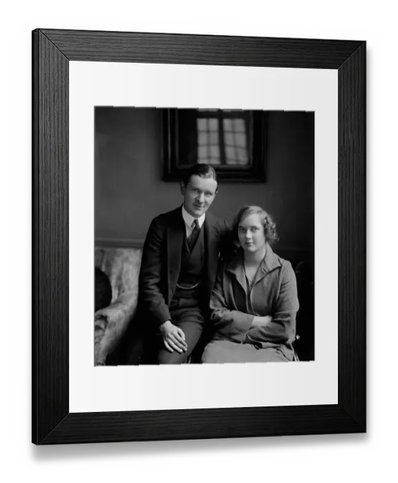 Framed Print : The engagement of Mr Basil Hill Wood and the Hon JOan Brand AN engagement is announced Framed Print : The engagement of Mr Basil Hill Wood and the Hon JOan Brand AN engagement is announced