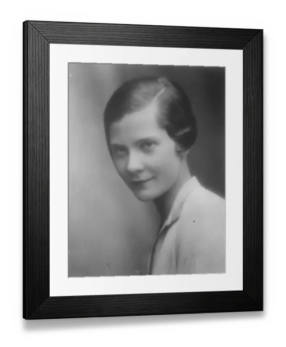 Framed Print : Princess Nathalie Paley, who is to marry M Lucien Lelong. 4 August 1927